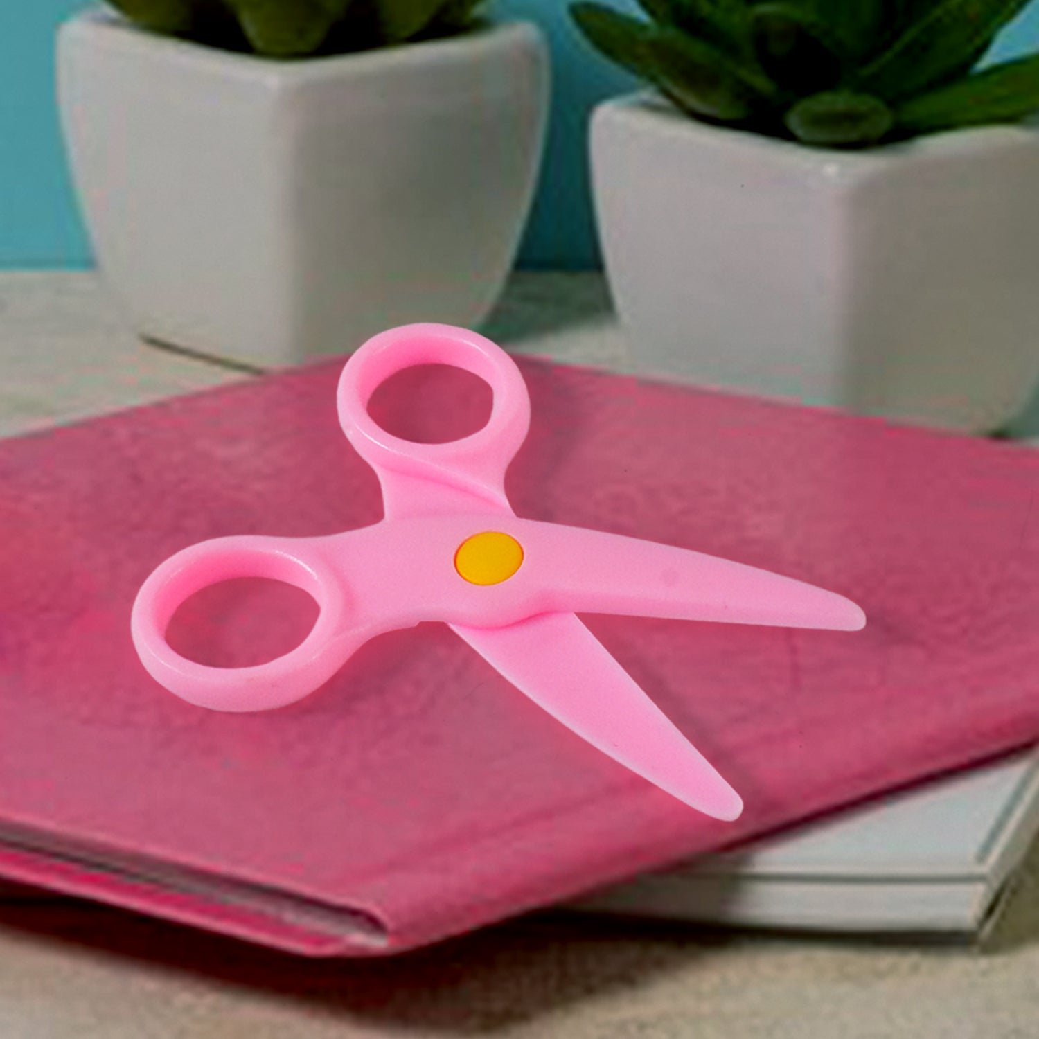 Child-Safe Plastic Scissors Set for Toddlers & Preschool Kids - Art & Craft Supplies Child-Safe Plastic Scissors Set for Toddlers & Preschool Kids - Art & Craft Supplies